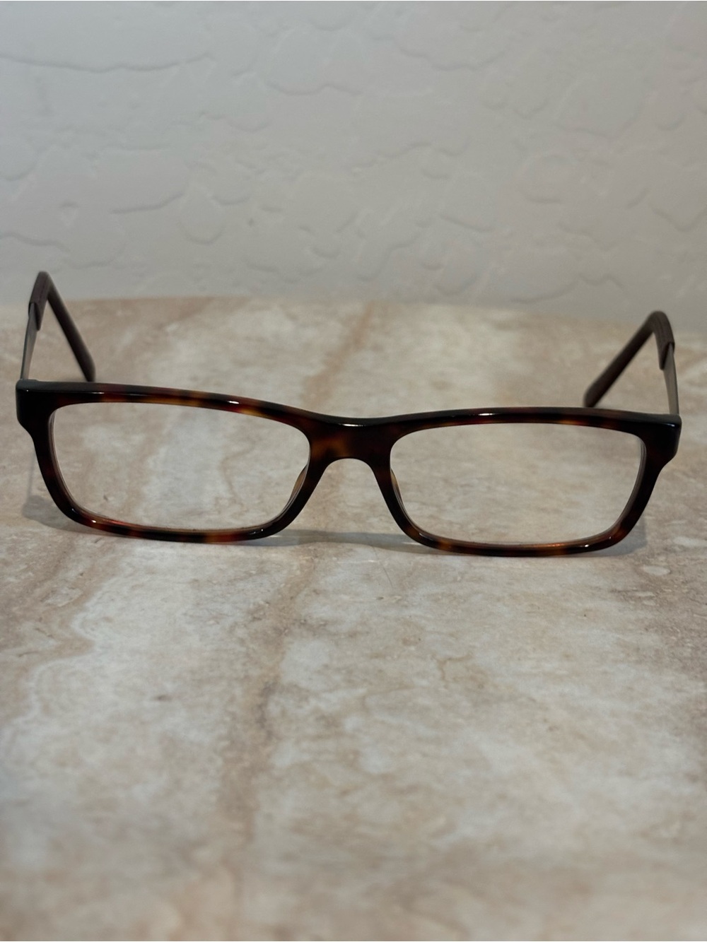 Gucci GG1054 rectangular metal and tortoise shell unisex eyeglasses - Picture 2 of 9